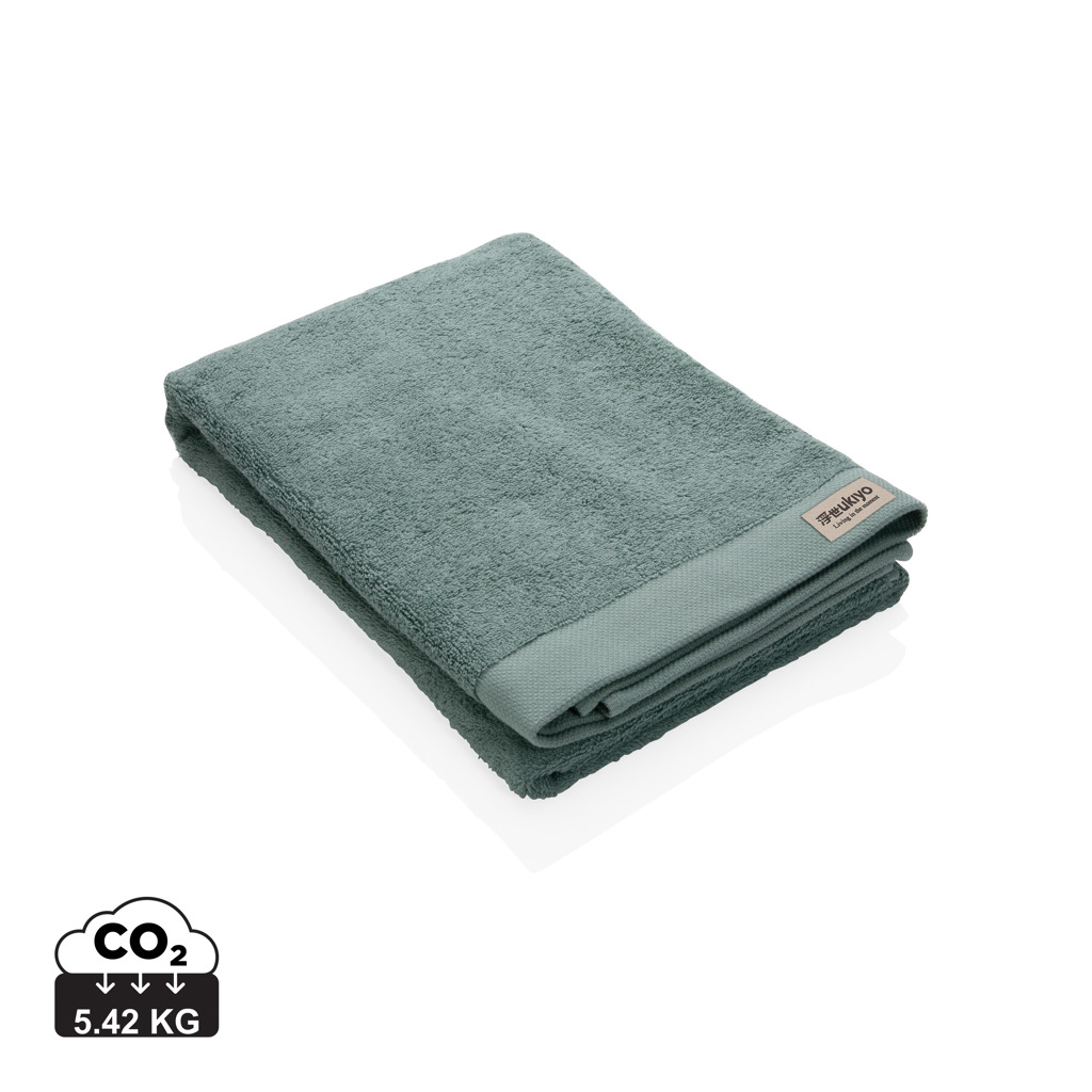 Serviette de bain promotionnelle 70x140cm Ukiyo Vert 